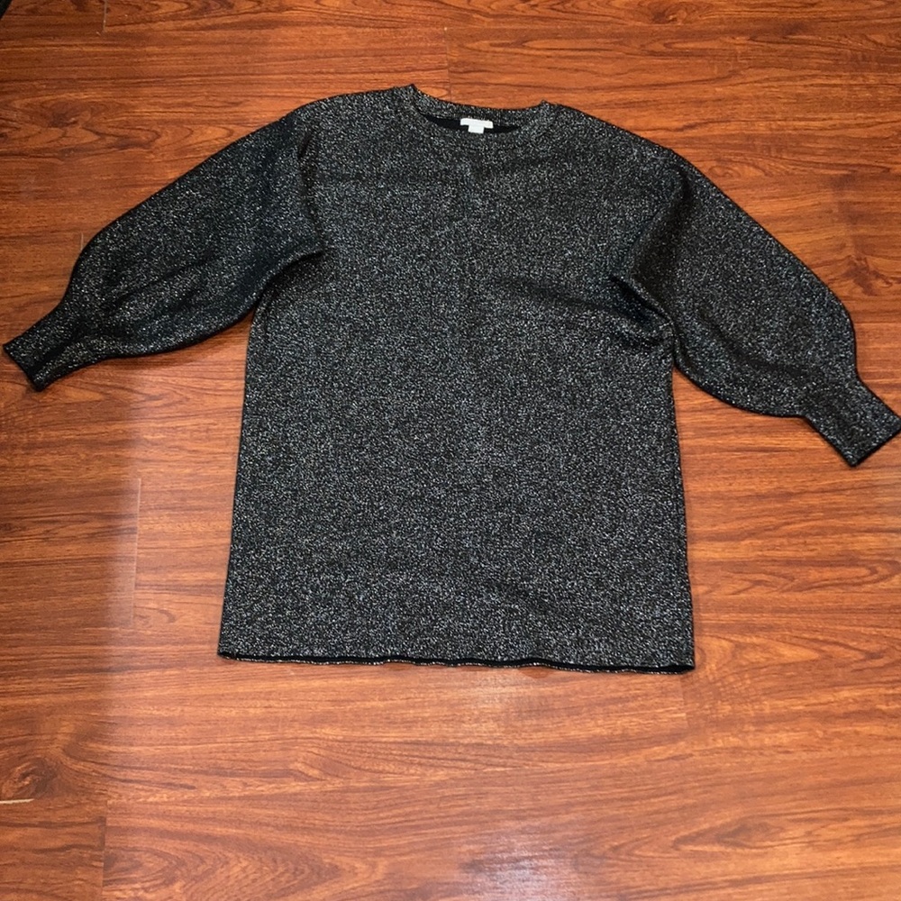 Oversized Sweater with Puff Sleeves